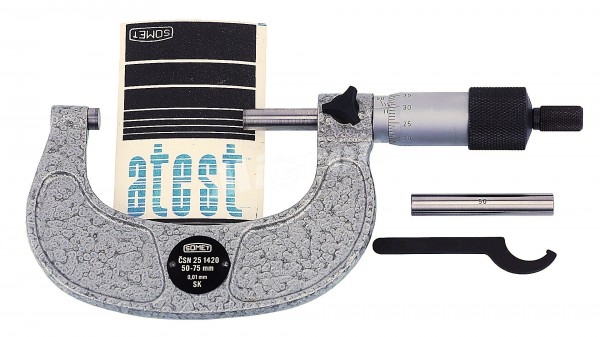 Микрометр гладкий МК- 75 0,01 (Чехия) Somet