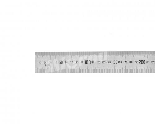 Линейка измерительная 2000х40х2.0мм металлическая Micron с калибровкой