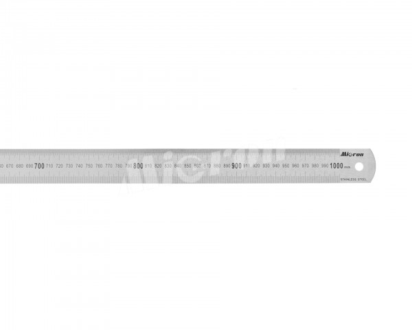 Линейка измерительная 1000х35мм металлическая Micron с поверкой