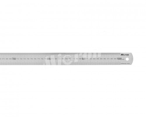 Линейка измерительная 1000х35мм металлическая Micron с поверкой