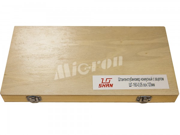 Штангенглубиномер ШГ- 160 0,05 с тол-м SHAN