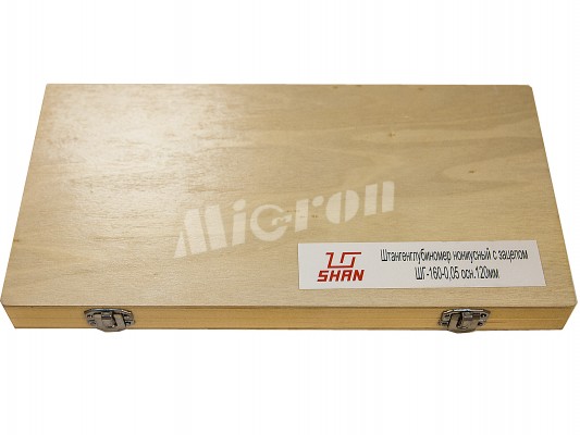 Штангенглубиномер ШГ- 160 0,05 с тол-м SHAN