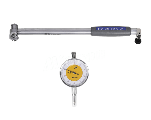 Нутромер индикаторный НИ   35- 50 0,01 с калибр. МИК