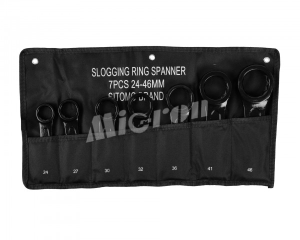 Набор ключей накидн. ударных 7 шт.  (24-46) SIT