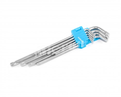Набор ключей шестигранных удлиненных Т10-Т50 ( 9шт) Torx HORTZ