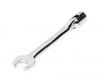 Ключ комбинированный торцевой шарнирный удлиненный 22х22 хром. HORTZ
