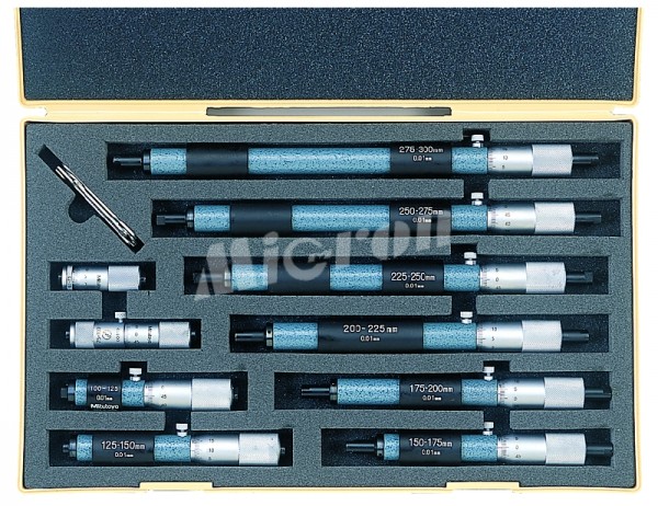 Набор нутромеров микром. НМ 2-12" 0,001" (10 шт) 133-904 Mitutoyo