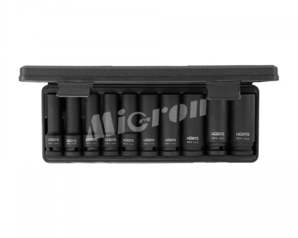 Набор головок ударн. 1/2"  (10 - 24мм)10 предметов HORTZ