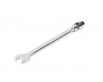 Ключ комбинированный торцевой шарнирный удлиненный 10х10 хром. HORTZ