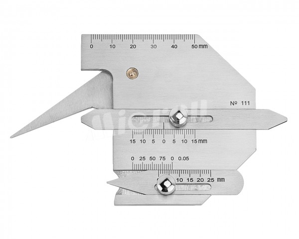 Шаблон сварщика WG  2+ нержавеющая сталь Micron