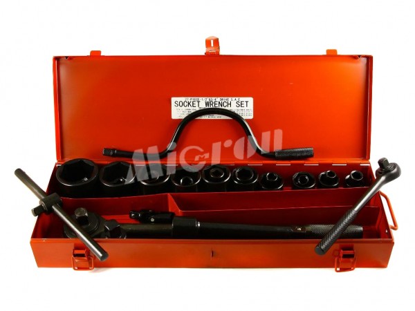 Набор головок  N5 10-50мм 1/2 и 3/4" мет. кейс SIT