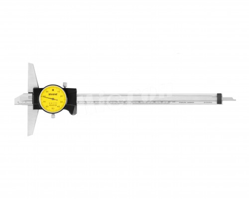 Штангенглубиномер ШГК- 200 0.01 с круг. шкалой SHAHE