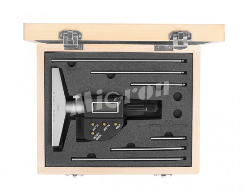Глубиномер микрометр. ГМЦ-150 0,001 эл. SHAN