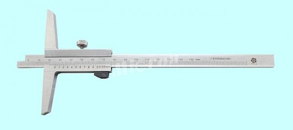 Штангенглубиномер 0- 150мм ШГ-150, цена деления 0.05, моноблок "TLX" (210-520C)