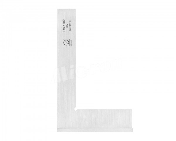 Угольник поверочный УШ 160х100 кл.2  Эталон