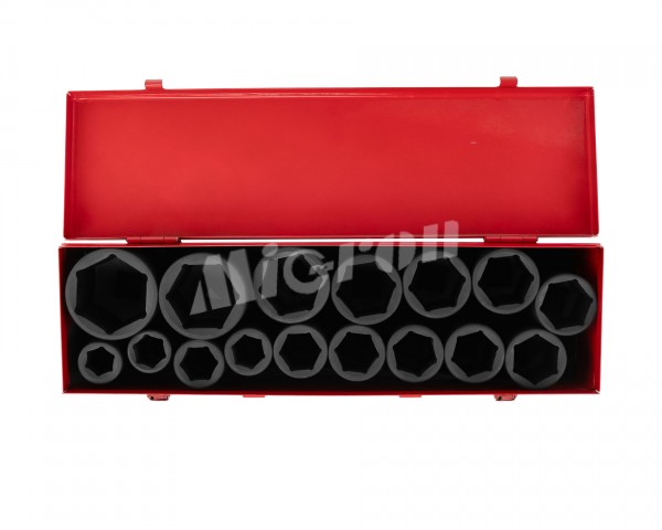 Набор головок ударн 3/4"  (19 - 50мм)16 предметов HORTZ