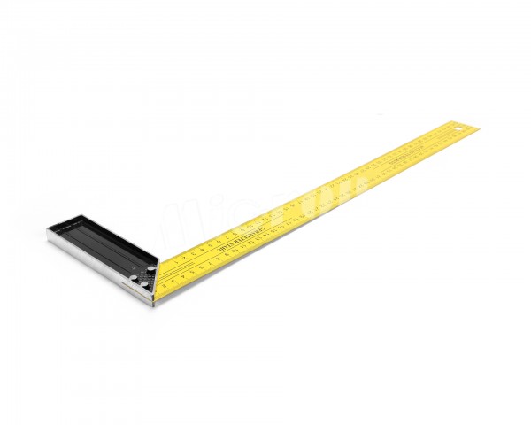 Угольник столярный 500х0,8 мм, алюминиевое основание Micron
