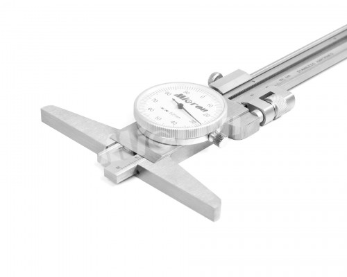 Штангенглубиномер ШГК- 100 0,01 с круговой шкалой Micron