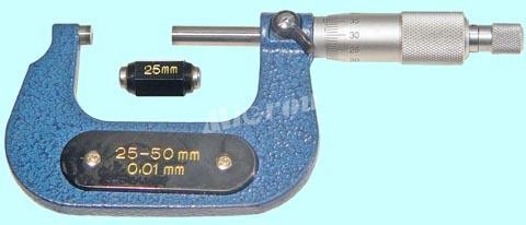 Микрометр Гладкий МК- 50 25- 50 мм (0,01) кл.т.1 тв.сплав "CNIC" (400-110)