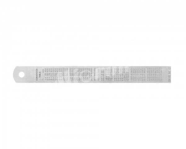 Линейка измерительная 150х19мм металлическая Micron
