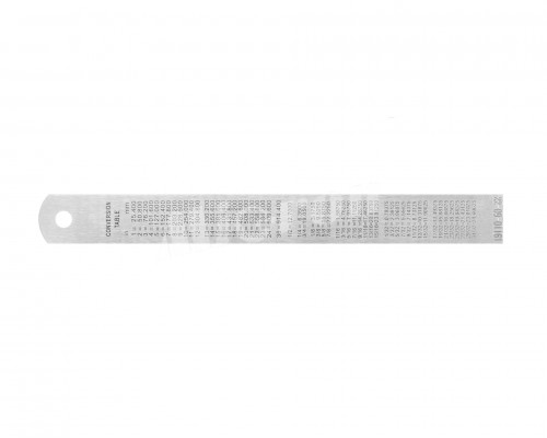 Линейка измерительная  150х19мм металлическая  Micron