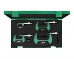 Набор микрометров МК 0 - 100 0,01 (0-100) 4 штуки Micron