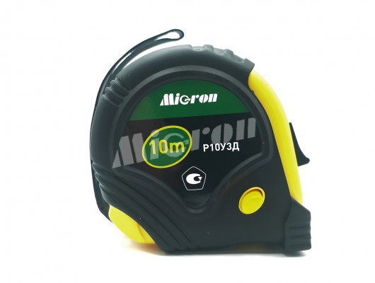 Рулетка  10м с держателем, обрезиненная кл.3 Р10У3Д Micron