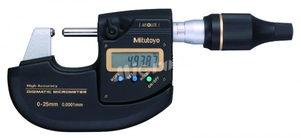 Микрометр гладкий МКЦ- 25 0,0001 электр. 3-кн. высокоточный MDH-25M 293-100 Mitutoyo