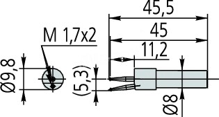 Щуп D1, LH600эксцентрический 12AAF672 Mitutoyo