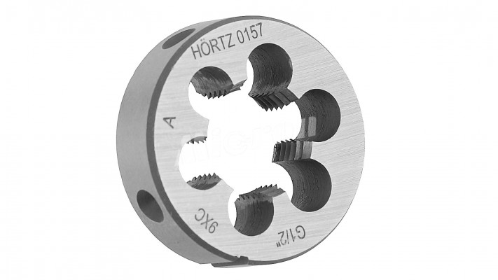 Плашка тр.цил. G 1/2" 9ХС HORTZ