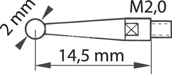 Индикатор ИРБ 0.01 0.4/40 щуп 14.5мм Garant 436190 0,4/40