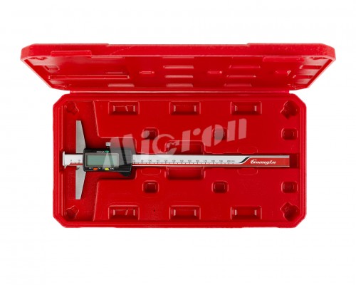 Штангенглубиномер цифровой 0-200 0,01 с дв. тол-м 123-132 Guanglu