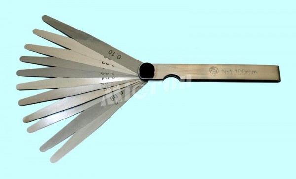 Набор щупов №1(0,02-0,1мм) кл.точн.2 L100 "CNIC"