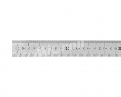 Линейка измерительная  500х30мм металлическая Micron