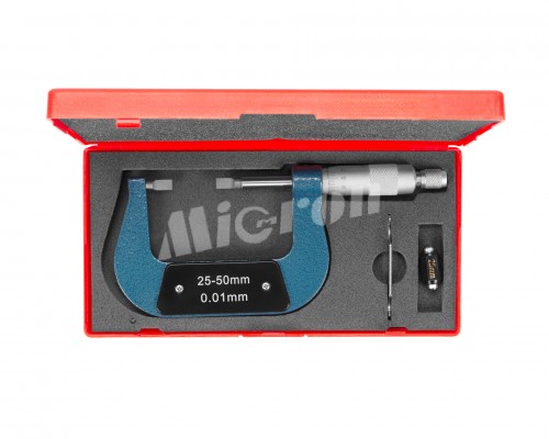 Микрометр специальный МК-НП- 50 0,01 с 2-мя ножевидными пятками SHAN