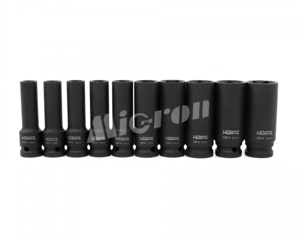 Набор головок ударн. 1/2"  (10 - 24мм)10 предметов HORTZ