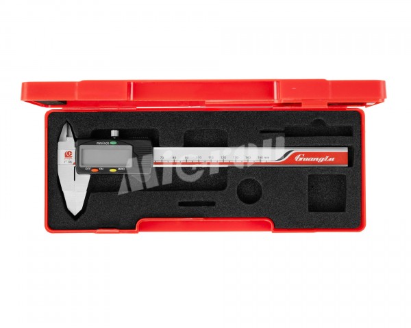 Штангенциркуль для канавок и пазов ШЦЦСМ-150 0,01 цифровой узкие измерительные губки 111-211  Guanglu