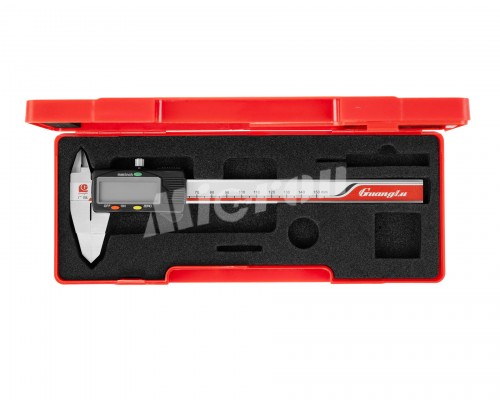 Штангенциркуль для канавок и пазов ШЦЦСМ-150 0,01 цифровой узкие измерительные губки 111-211  Guanglu