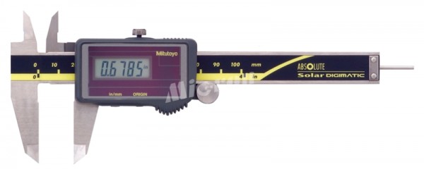 Штангенциркуль ШЦЦ-1-100/4" 0,01/0,0005" электр. солнечные элементы 500-473 Mitutoyo