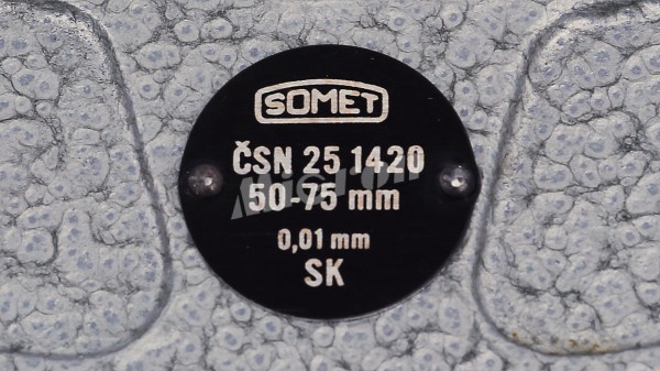 Микрометр гладкий МК- 75 0,01 (Чехия) Somet