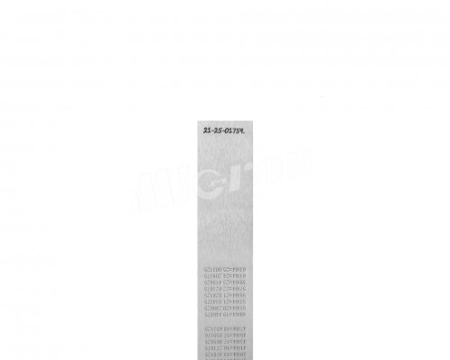 Линейка измерительная 2000х40х2.0мм металлическая Micron с калибровкой