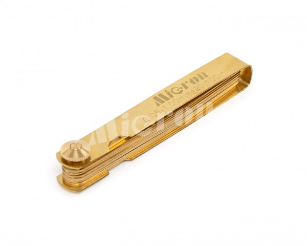 Набор щупов 0,05-1 L=100 20шт. латунь Micron