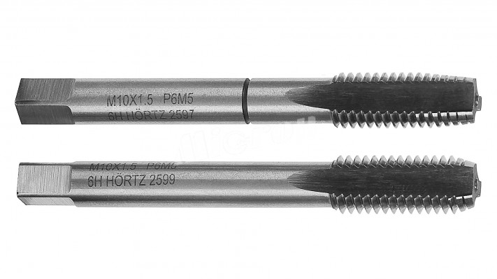 Метчик М10x1,5 м/р компл. 2 шт. Р6М5 HORTZ