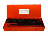 Набор головок  N8 30-80мм 1" 19шт мет.кейс SIT
