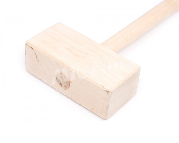 Киянка деревянная прямоугольная 0.5кг