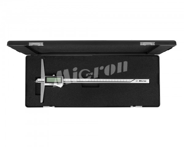 Штангенглубиномер ШГЦ- 300 0.01 электронный IP67 с цилиндр. наконечником Micron