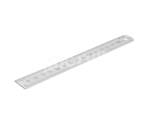 Линейка измерительная  150х19мм металлическая  Micron