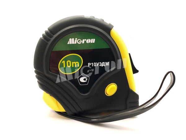 Рулетка  10м с держателем, обрезиненная кл.3 Р10У3ДМ с магнитом Micron
