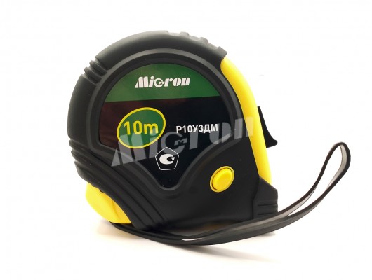 Рулетка  10м с держателем, обрезиненная кл.3 Р10У3ДМ с магнитом Micron