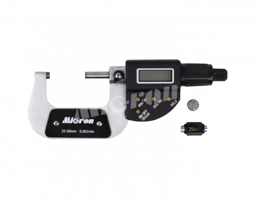 Микрометр МКЦ-  50 0,001 цифровой 4-кнопочный IP54 Micron